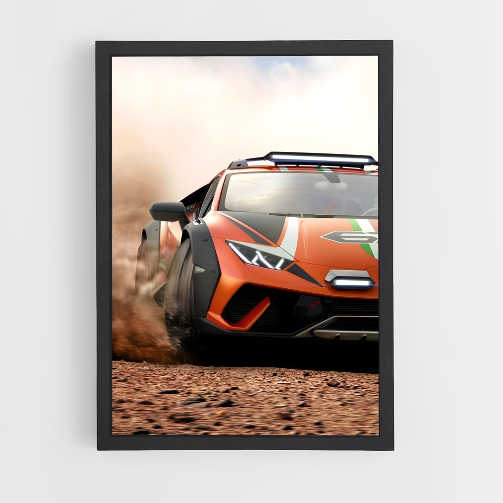 Poster Huracan Adventure – affiche Lamborghini (vue 2)
